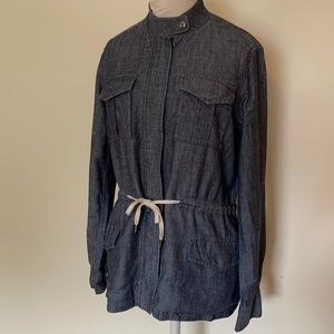 Club Monaco Blue Denim Utility jacket
